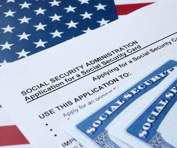 a social security card filing your tax return